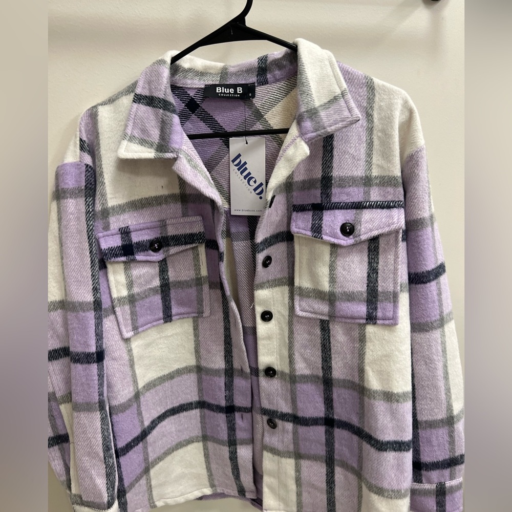 BRAND NEW! Purple shacket